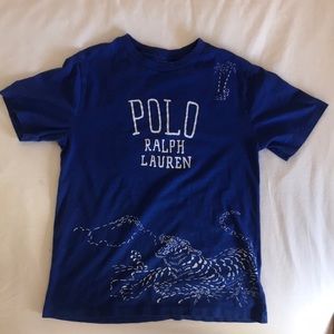 Boys blue Polo tee